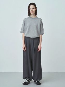 SHRINK SILK WIDE EASY PANTS (PRAGNM0208)｜atonエイトン通販