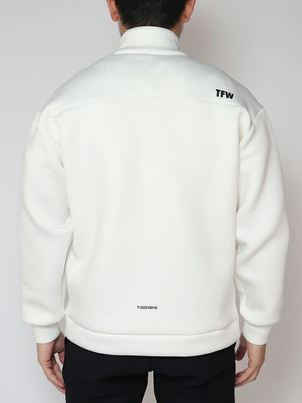 CARDBOARD MATERIAL HALF ZIP SWEAT T102310016｜TFW49通販