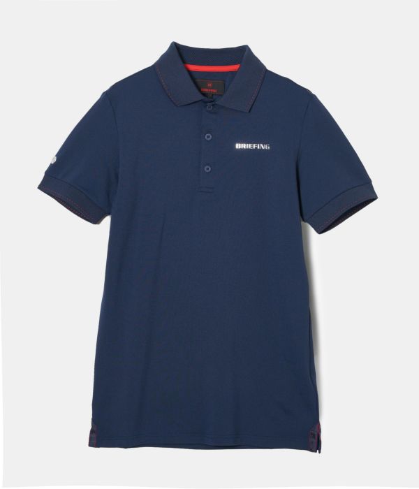 BRIEFING ネイビー ポロシャツ M 中古 メンズ ブリーフィング BRIEFING 半袖ポロシャツ M 紺