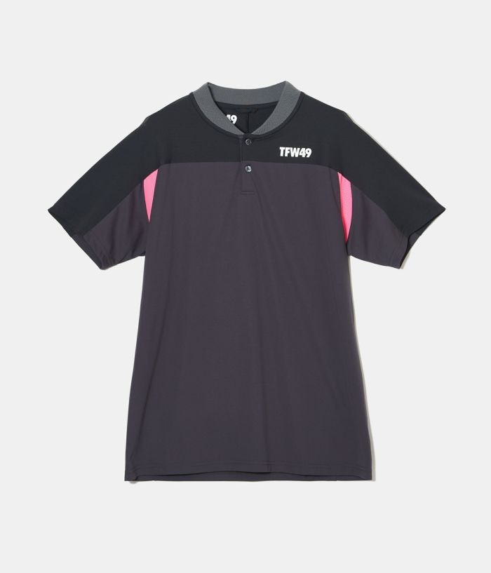 SIDE MESH COLLAR LESS POLO T102320004｜TFW49通販
