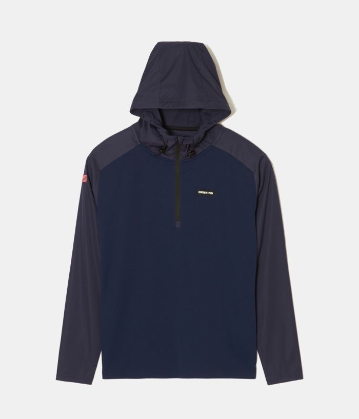 MENS WR HALF ZIP HOODIE BRG233M22｜BRIEFING GOLF（ブリーフィング