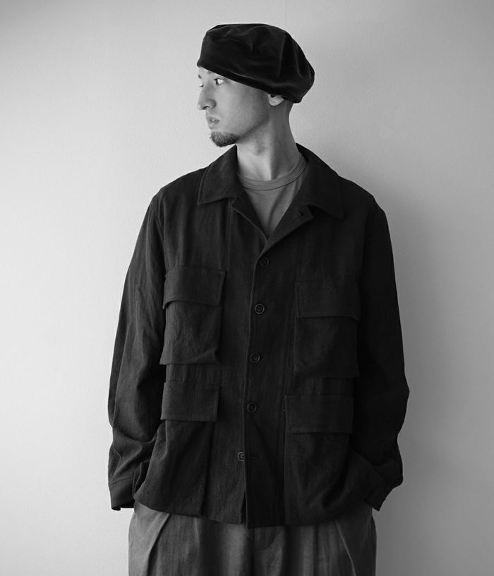 Ramie/Cotton Canvas / BDU Jacket｜COLINA(コリーナ)通販