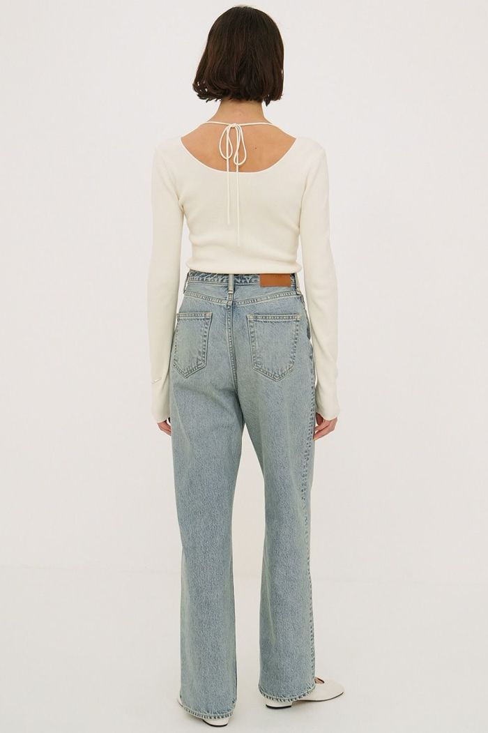 ARRANGE RIBBON KNIT TOPS 18106-2102｜CLANE クラネ通販