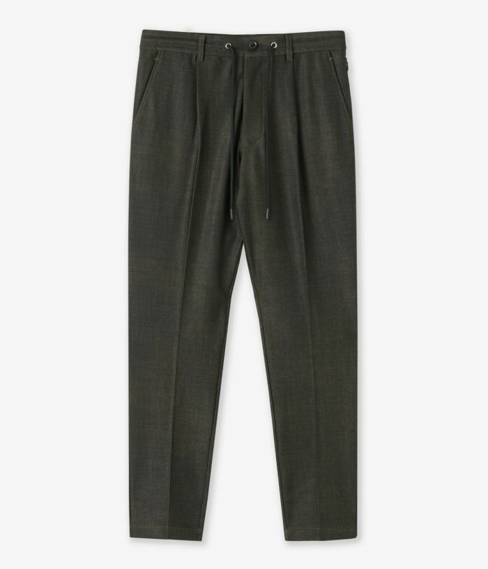 EASY TUCK PANTS -USO TWILL- 1072510054｜ジュンハシモト通販