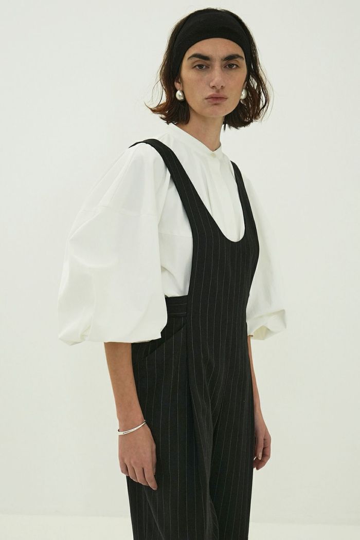 CLANE(クラネ)のVOLUME SELEEVE STAND NECK SHIRT通販 | LEEマルシェ