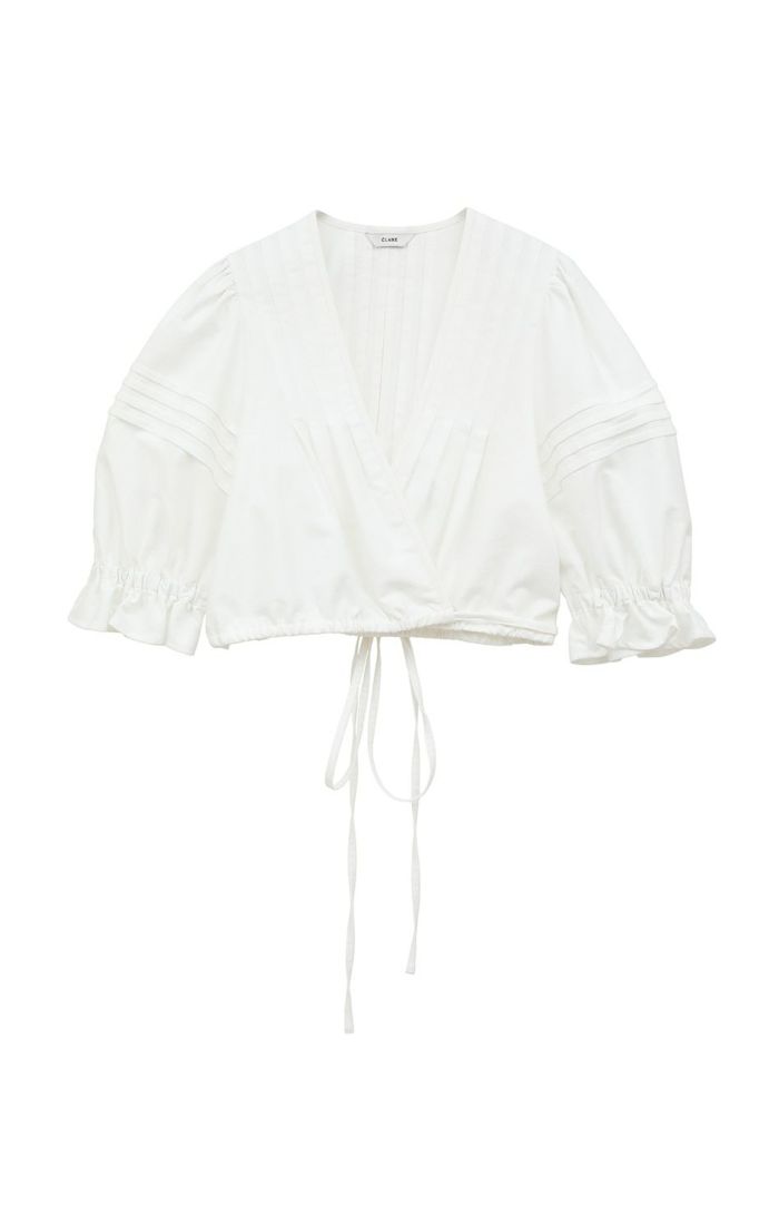 CLANE PINTUCK CROPPED BLOUSE サイズ２ CLANE PINTUCK CROPPED BLOUSE | FLICKA ASHIYA