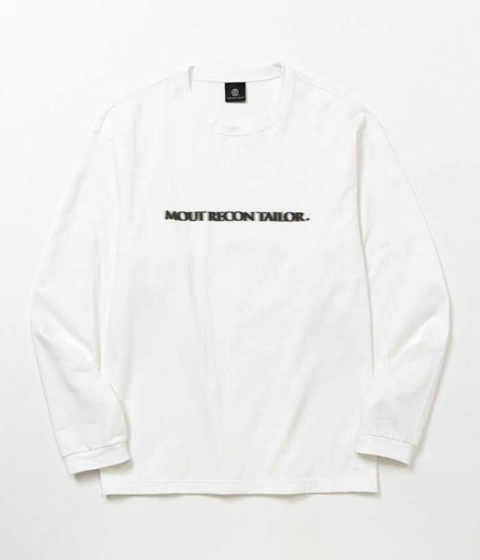 MOUT BLUR LOGO LONG SLEEVE T-SHIRT MT1810｜マウントリーコン