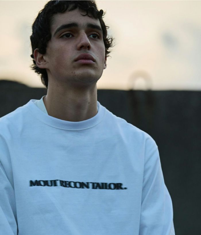 MOUT BLUR LOGO LONG SLEEVE T-SHIRT MT1810｜マウントリーコン