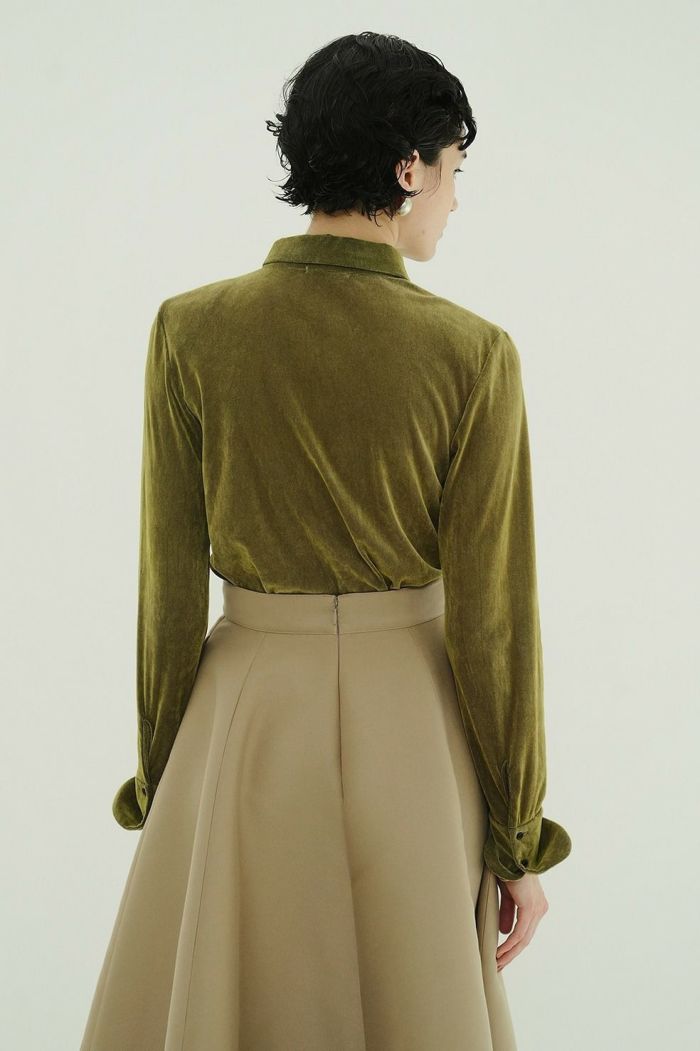 TULLE FLOCKY SHIRTS 19105-1342｜CLANE クラネ通販