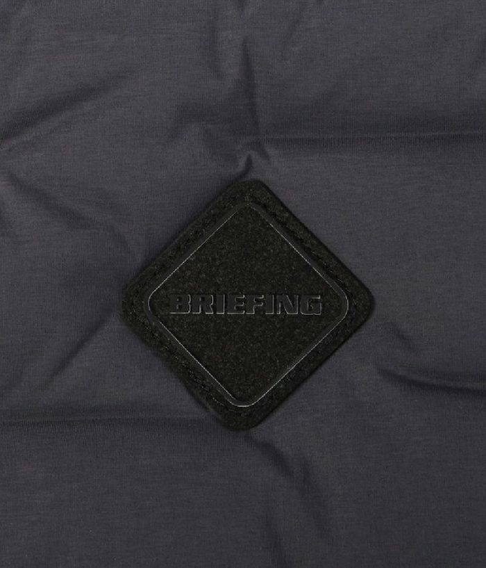 BRIEFING HYBRID DOWN NECK WARMER ブラック ストレッチ ハイブリッドダウン ネックウォーマー(その他ラウンド小物